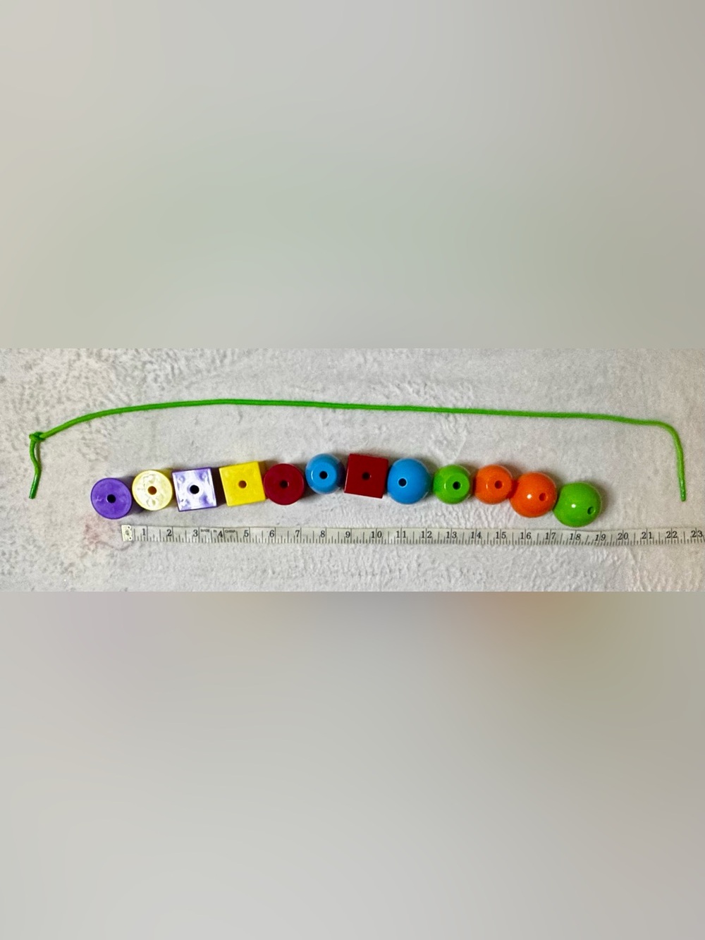 Colorful Plastic Bead String Toy - Multicolor - Picture 7 of 7